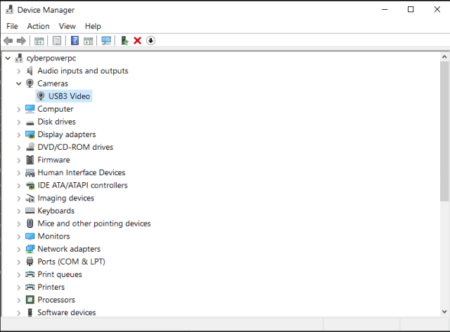 device-manager-usb-capture-plugged-in-camera-usb3-video