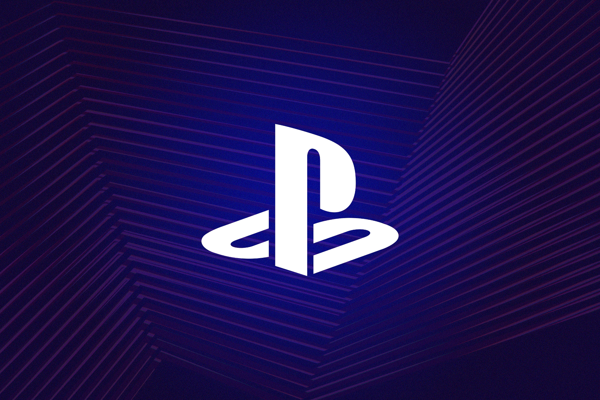 Artwork of the PlayStation “PS” logo on a stylized background