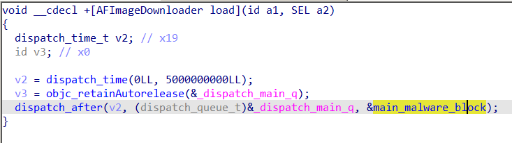 Malicious class entry point