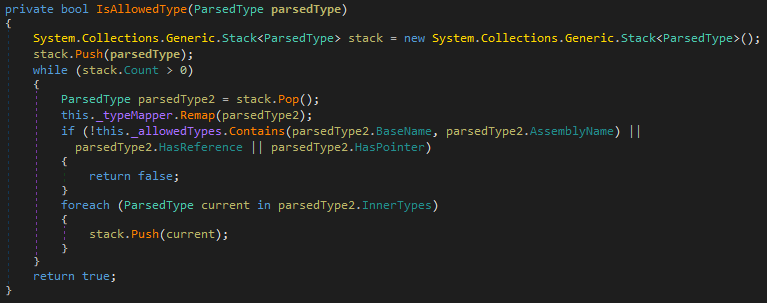 Code of new type verifier in updated XmlValidator