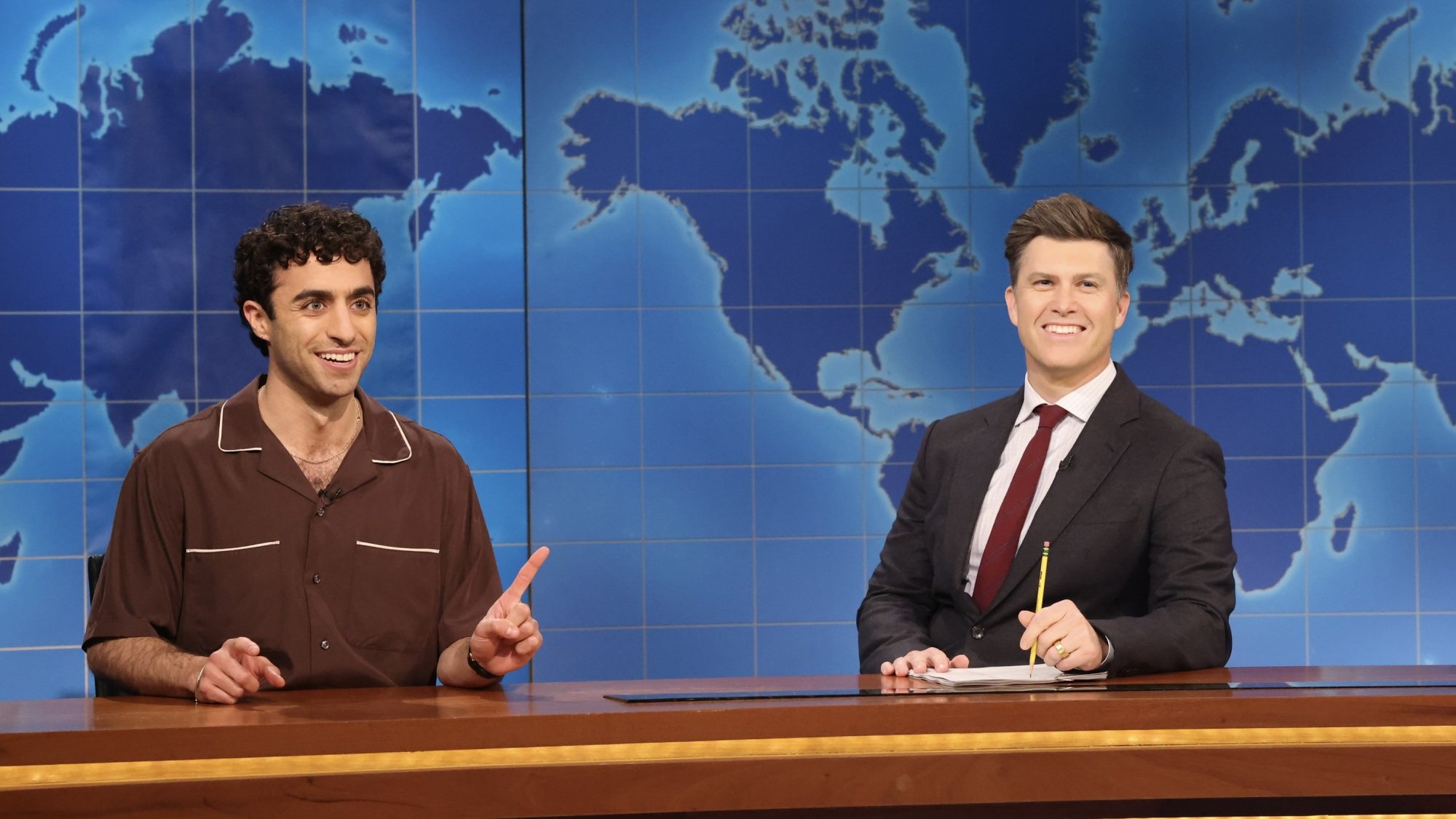 Emil Wakim and Colin Jost on