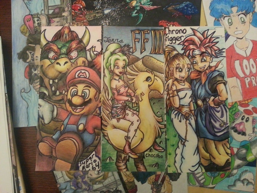 Two published and one unpublished art piece by Naomi Chiba